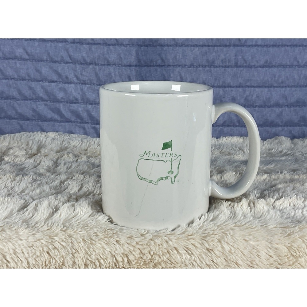Vintage Masters Augusta National Golf Club Coffee Mug USA Made Green Logo